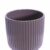 Striped Vase Grey
