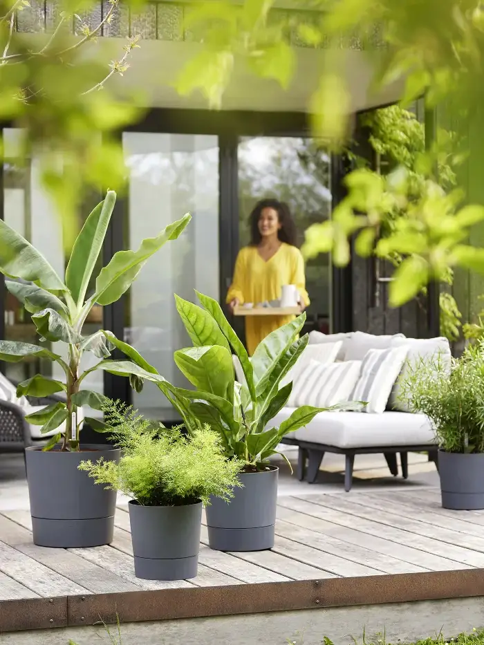 Greensense AC Round Charcoal Gray v30 egarden.store online