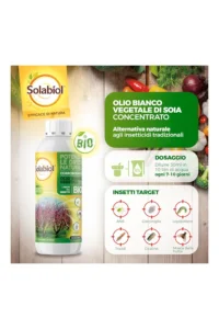 Olio Bianco Vegetale di Soia - Solabiol 1lt egarden.store online