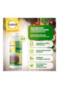 Olio Bianco Vegetale di Soia - Solabiol 1lt egarden.store online