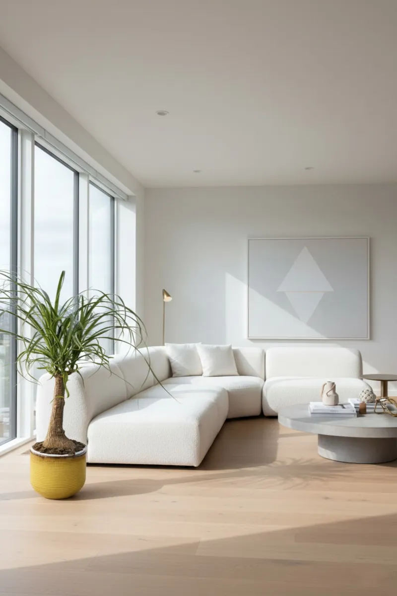 Pianta Mangiafumo - Beaucarnea Recurvata v20 Betume Yellow v21 egarden.store Casa online